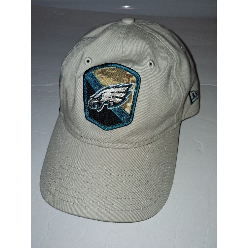 New Era Philadelphia Eagles Military Camo Fitted Hat Tan NFL Size 7 1/4